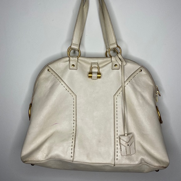 Yves Saint Laurent Handbags - YSL Large Muse - Cream/Off White